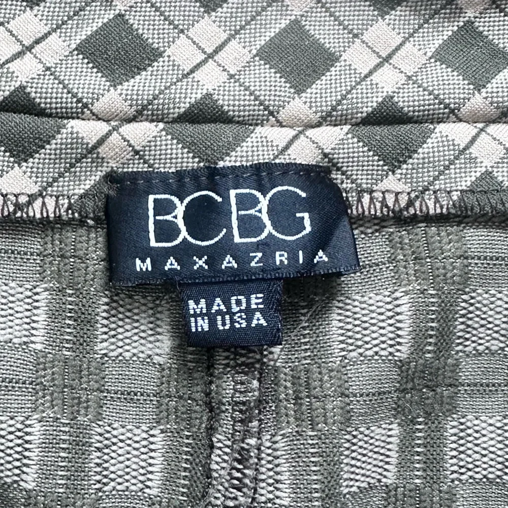 BCBGMAXAZRIA Vintage Plaid Mini Skirt
